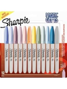 Комплект перманентни маркери Sharpie Mystic Gems, 12 цвята - 1120378 - 1120382 - 1129388,1129390 - 5655 - Sharpie - Permament