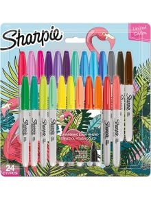 Комплект перманентни маркери Sharpie Flamingo, 24 цвята - Sharpie - Newell - Момиче, Момче - Sharpie - Permament Markers - 3026981697661