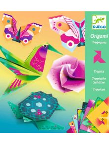 Творчески комплект Djeco Оригами: Tropics - Djeco - Djeco - Момиче - 3070900087545