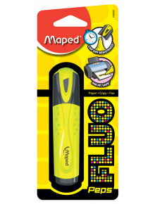 Текстмаркер Maped Fluo Peps, жълт - 1122594 - 2958 - Maped - Fluo Peps - 3154147425343