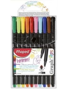 Комплект тънкописци Maped Graph Peps, 10 цвята - Maped - Maped - Момиче, Момче - Maped - Graph Peps - 3154147491508