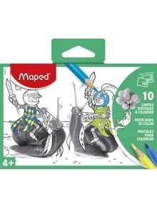 Картички за оцветяване Maped, 10 листа - Maped - Maped - Момиче, Момче - 3154148312116