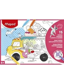 Блокче за оцветяване с магическа хартия Maped А4, 15 листа - Maped - Maped - Момиче - 3154148312147