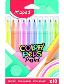 Флумастери Maped Color'Peps Pastel, 10 цвята - Maped - Maped - Момиче - Maped - Color Peps - 3154148454694