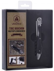 Тирбушон Laguiole Corkscrew Black Wood - 1125495 - 1125494 - 1085620 - 3661075264666