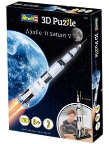 3D пъзел Revell - NASA Ракета Apollo 11 Saturn V, 136 части - Revell - Revell - Мъж, Момче - 4009803002507