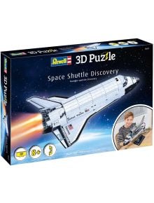 3D пъзел Revell - NASA Космическа совалка Discovery, 126 части - Revell - Revell - Мъж, Момче - 4009803002514