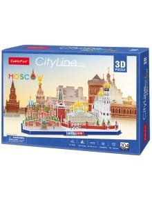 3D пъзел Cubic Fun Cityline - Москва, 204 части - Cubic Fun - Cubic Fun - Cubic Fun - Cityline - 6944588202668