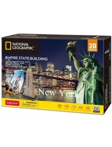 3D пъзел Cubic Fun National Geographic - Емпайър Стейт Билдинг, 66 части - Cubic Fun - Cubic Fun - Cubic Fun - National Geographic - 6944588209773