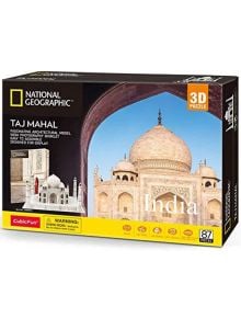 3D пъзел Cubic Fun National Geographic - Тадж Махал, 87 части - Cubic Fun - Cubic Fun - Cubic Fun - National Geographic - 6944588209810