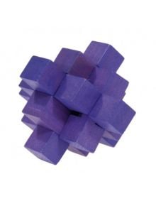 3D пъзел от бамбук - Violet Block - Fridolin - Fridolin - 4031172171843