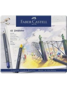 Комплект цветни моливи Faber-Castell Goldfaber, 48 цвята - 1122634 - 2730 - 1129388,1129390 - Faber-Castell - Goldfaber - 400