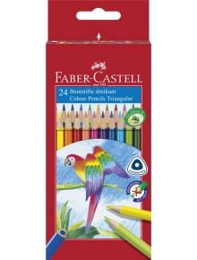 Цветни моливи Faber-Castell, 24 цвята - 1122634 - 2730 - 1129388,1129390 - Faber-Castell - Coloured Pencils - 4005401165446