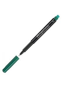 Тънкописец Faber-Castell OHP F, Зелен - 1122634 - 2730 - Multimark - 4005401513636