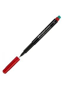 Тънкописец Faber-Castell OHP S, Червен - 1122634 - 2730 - 4005401523215