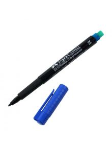 Тънкописец Faber-Castell OHP M, Син - 1122634 - 2730 - 4005401525516