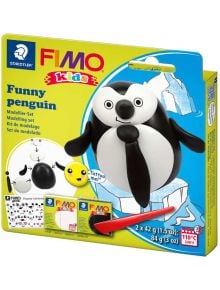 Комплект полимерна глина Staedtler Fimo Kids, Пингвин - Staedtler - Staedtler - Момиче, Момче - Staedtler - Fimo - 4007817078709