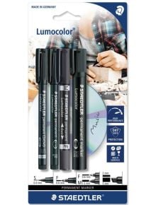 Комплект перманентни маркери Staedtler Lumocolor, 4 бр. - Staedtler - Staedtler - Staedtler - Lumocolor - 4007817186152