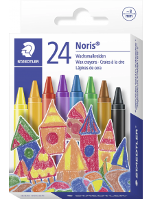 Пастели Staedtler Noris, 24 цвята - Staedtler - Staedtler - Момиче, Момче - Staedtler - Noris Club - 4007817220023