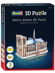 3D пъзел Revell - Нотр Дам, Париж - Revell - 4009803001210