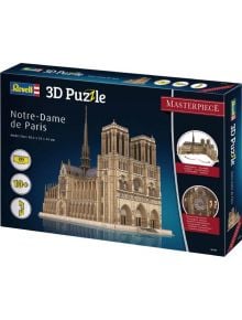 3D пъзел Revell - Катедралата Нотр Дам, 293 части - Revell - 4009803001906