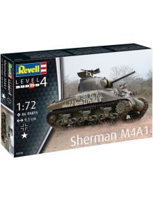 Сглобяем модел Revell - Танк Sherman M4A1