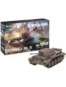 Сглобяем модел Revell - Танк Cromwell Mk. IV "World of Tanks"