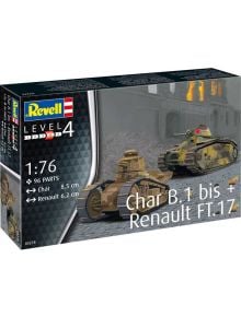 Сглобяем модел - Танк Char B.1 и Танк Renault FT.17 - 1119649 - 784 - 5655 - 4009803032788