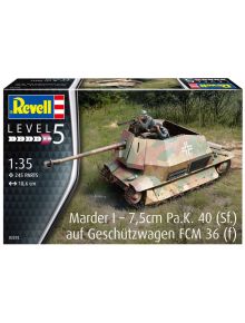 Сглобяем модел Revell - Танков разрушител Marder I on FCM 36 base