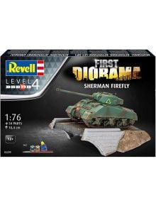 Комплект сглобяем модел Revell - Танк Sherman Firefly, First Diorama - 1119649 - 784 - 5655 - 4009803032993