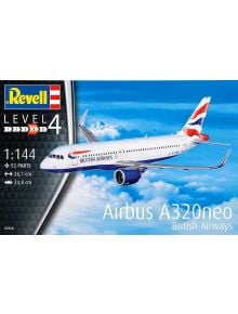 Сглобяем модел Revell - Самолет Airbus 320 neo British Airways - 1119649 - 784 - 1129390,1085620 - 5655 - 4009803038407