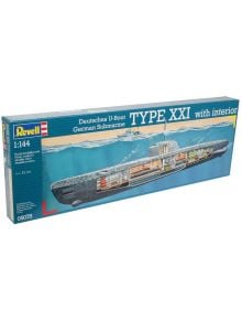 Сглобяем модел Revell - Подводница U-Boat Typе XXI - 1119649 - 784 - 1129390,1085620 - 5655 - 4009803050782