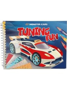 Джобна книжка за оцветяване Monster Cars Tuning Fun - 1118513 - 859926 - 1129390 - Depesche - Top Model - 4010070392208