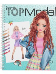 Книжка за оцветяване - Създай своя Top Model - Depesche - Depesche - Момиче - Depesche - Top Model - 4010070450342