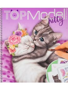 Книжка за оцветяване с котета Top Model Kitty - Depesche - Depesche - Момиче - Depesche - Top Model - 4010070638092