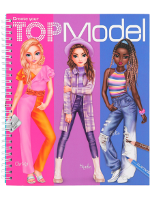 Книжка за оцветяване Top Model - Създай топмодел - 1118513 - 859926 - 1129388 - Depesche - Top Model - 4010070647230