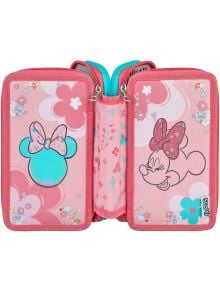 Ученически несесер Scooli Minnie Mouse с три отделения, пълен - Undercover - Undercover - Момиче - Undercover - Minnie Mouse - 4043946311898