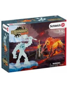 Комплект Schleich: Супер битка - Лава лъв срещу ледено чудовище - 1123151 - 106 - 1129388 - Schleich - Eldrador - 40557440210