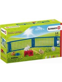 Комплект Schleich: Кошарка със зайче и морско свинче - Schleich - Schleich - Момиче, Момче - Schleich - Farm world - 4059433573038