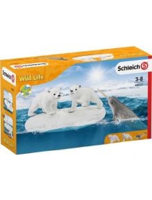 Комплект Schleich: Играещи полярни мечета - Schleich - Schleich - Момиче, Момче - Schleich - Wild life - 4059433277714