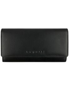 Дамски портфейл Bugatti Bella Ladies Flip Long Wallet, черен - Bugatti - Bugatti - Жена - Bugatti - Bella - 4250060363614