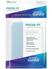 Протектори за карти Ultimate Guard: Precise-Fit Japanese Sleeves, 100 бр. - Ultimate Guard - Ultimate Guard - 4260250072196