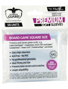 Протектори за карти Ultimate Guard Premium Soft Sleeves Square, 50 бр. - Ultimate Guard - Ultimate Guard - 4260250075289