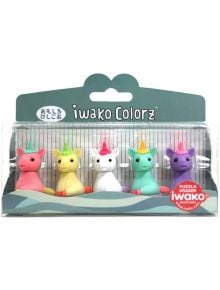 Комплект гумички Iwako ColorZ - Еднорози - Iwako - Iwako - 4991685001566