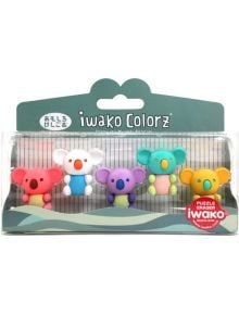 Комплект гумички Iwako ColorZ - Коали - Iwako - Iwako - 4991685001764