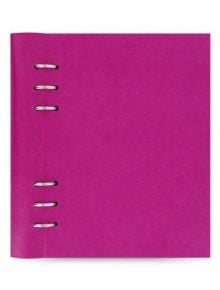 Тефтер Filofax Clipbook Classic A5 Notebook Fuchsia с метални рингове - Filofax - Classic - 5015142234447