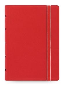 Тефтер Filofax Notebook Classic Pocket Red със скрита спирала, ластик и линирани листа - Filofax - Notebook - 5015142235543