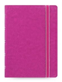 Тефтер Filofax Notebook Classic Pocket Fuchsia със скрита спирала, ластик и линирани листа - Filofax - Notebook - 5015142235574