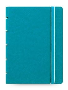 Тефтер Filofax Notebook Classic Pocket Aqua със скрита спирала, ластик и линирани листа - Filofax - Notebook - 5015142235581