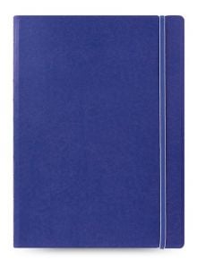 Тефтер Filofax Notebook Classic A4 Blue със скрита спирала, ластик и линирани листа - Filofax - Notebook - 5015142241681